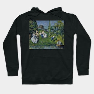 The Pond by Paul Cezanne Hoodie